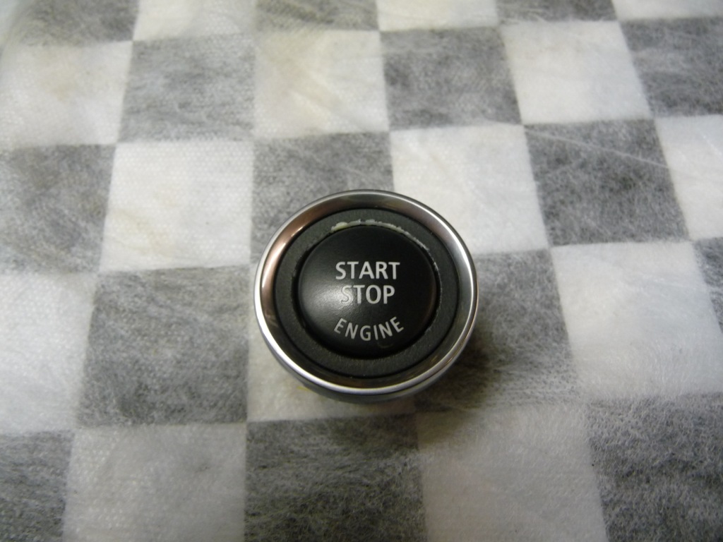 BMW 3 Series Engine Ignition Start Stop Switch CHROM PERLGRAU