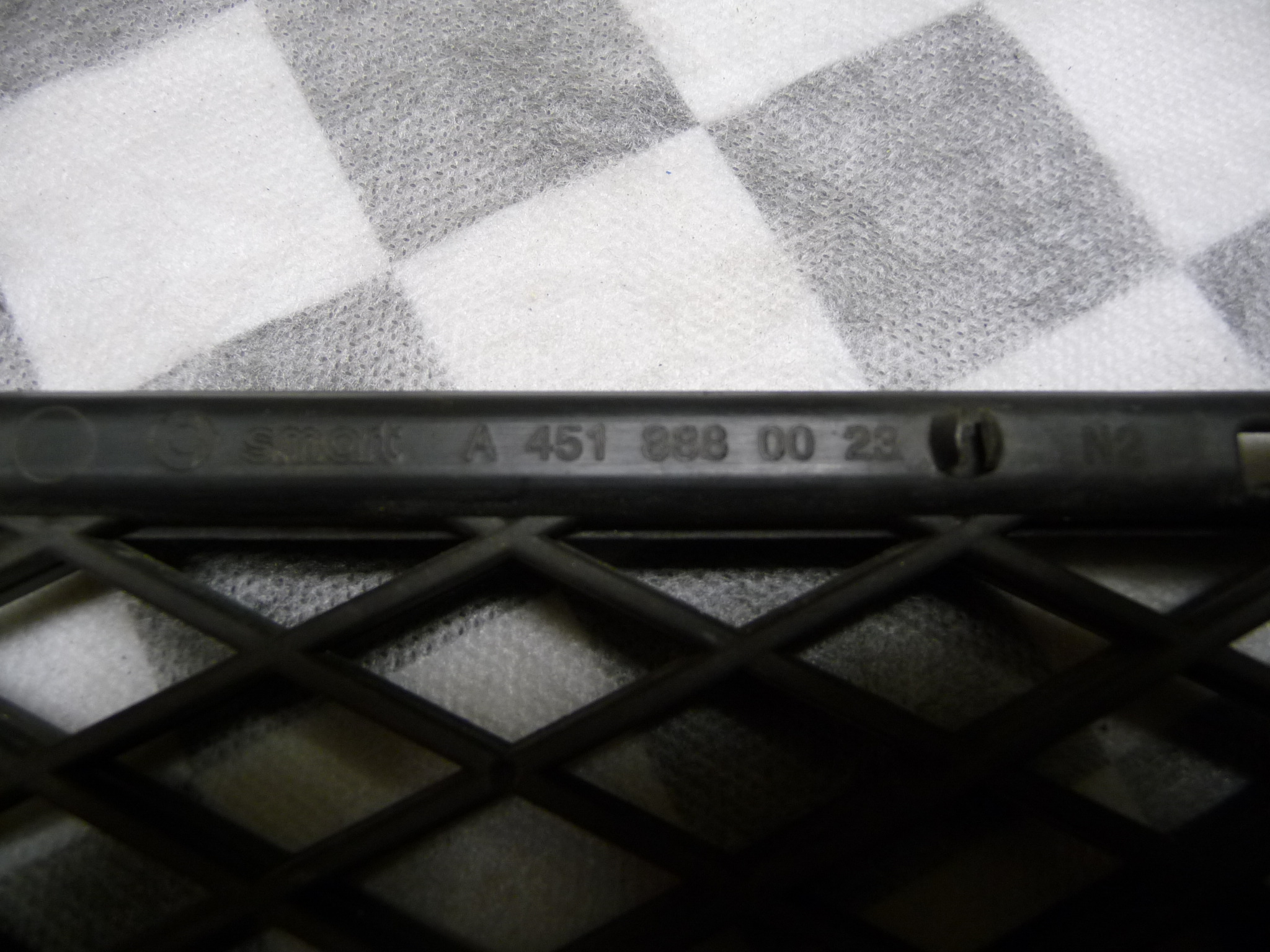 Smart Fortwo Passion Front Bumper Center Grille A4518880023 OEM OE eBay