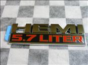 Dodge Ram 1500 2500 3500 Front Fender "HEMI 5.7 LITER" Emblem 68149700AB OEM A1
