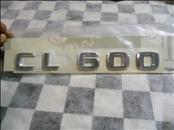 Mercedes Benz CL600 Deck Lid Emblem Nameplate A2168170215 OEM A1