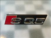 Audi SQ5 Front Grille "SQ5" Emblem Badge Nameplate 8R0853737B 2ZZ OEM A1