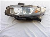 2016 2017 Honda Civic Sedan Left Halogen Headlight Lamp 33150-TBA-A01; 1EJ949782-01 OEM OE