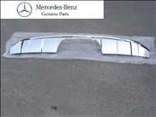 2012 2013 2014 Mercedes Benz W166 ML350 ML550 Rear Bumper Lower Cover Chrome Bezel Valance A1668858825 ; A1668804340 ; A1668804440 OEM OE