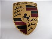 2012 2013 2014 2015 2016 2017 2018 Porsche 911 Boxster Cayman Macan Panamera Front Hood Bonnet Lid Emblem Logo Badge Sign 99155921100 ; 99155921502​ OEM OE