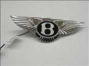 2013 2014 2015 2016 2017 Bentley Flying Spur Rear Trunk Lid Badge Emblem 4W0853689A ; 4W0853630C (Black) OEM OE