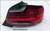 2020 2021 BMW F22 F23 230i M2 Rear Right Tail Light Taillight Assembly Black Line 63219491594 OEM OE
