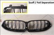 2019 2020 2021 BMW F91 F92 F93 8 Series M8 Front Grille Black Shadow-line for exterior pack carbon 51138077305 OEM OE