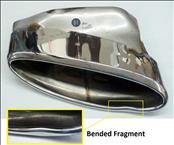 2012 2013 2014 2015 2016 2017 2018 Bentley Continental GT GTC Right Rear Exhaust Pipe Tip 3W0253682S OEM OE