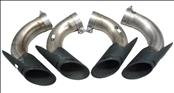 2025 Lamborghini Urus Matt Black Exhaust Tailpipe Assembly 4ML253681BE; 4ML253682BE; 4ML253681BD; 4ML253682BD OEM OE