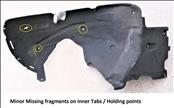 2019 2020 2021 2022 2023 2024 Bentley Continental GT Front Left Driver Wheel Housing Liner 3SD810907B OEM