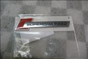 Audi Radiator Grill SUPERCHARGED Emblem Logo Nameplate -NEW- 4F0853601A 2ZZ