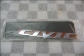 Honda Civic Rear Trunk Lid Emblem Badge Nameplate Lettering -NEW- 75722-SVA-A01
