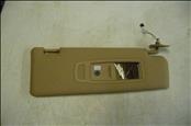 BMW X5 Right Sun Visor Make-Up Lamp Savannabeige, 51169113738 OEM OE