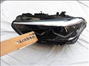 2019 BMW X5 Front Left Driver Black Reflector LED Bare (No Modules, No Controls) Headlight 9481787; LE16E6378 OEM OE NON WORKING BROKEN GLASS