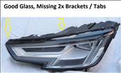 2017 2018 2019 Audi A4 S4 Front Left Driver Full LED Headlight 8W0941033B; LE14E6335 - Bare - NO Modules OEM OE