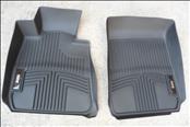 2005 2006 2007 2008 2009 2010 2011 2012 BMW E90 323i All Weather Floor Liners, Front - Black 82112220870 OEM OE