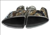 2021 2022 2023 2024 Bentley Bentayga 2nd Generation BY636-2 Rear Left Exhaust Tailpipe Tip Trim 36A253681P OEM OE