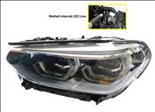 2018 2019 2020 2021 BMW X3 X4 G01 G02 G08 Left Driver Adaptive LED Bare Headlight 63117466115; 9739657-04; LE15E6372 OEM