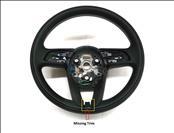 2016 2017 2018 2019 2020 Bentley Bentayga Steering Wheel Black with White Stitches 36A419093AD OEM OE