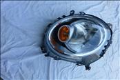 Mini Cooper Right Headlight with Yellow Turn Indicator 12V SAE 63122751870 OEM 
