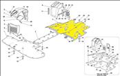 Ferrari Modena Spider F360 360 Rear Underpanel Under Body Shell Shield 65512300  - Used Auto Parts Store | LA Global Parts