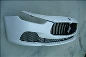 Maserati Ghibli M157 Front Bumper Cover non PDC non Washer Type White 670010937 - Used Auto Parts Store | LA Global Parts