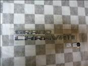 Dodge Grand Caravan Rear Door Tailgate Nameplate Lettering Emblem 68087121AA OEM