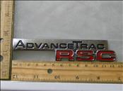 Ford Expedition	Explorer "AdvanceTrac RSC" Back Door Emblem 5L2Z7842528AA OEM A1
