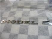 2012 2013 2014 2015 2016 Tesla Model S Badge Emblem 1013738-00-C OEM OE