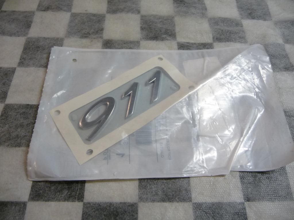PORSCHE OEM 12-18 911 Rear Bumper-Emblem Badge Nameplate 99155923500 