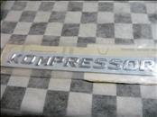 Mercedes Benz "KOMPRESSOR" Front Fender Emblem Nameplate A1708170315 OEM A1
