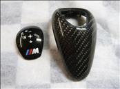 BMW M3 M4 M5 M6 X5 X6 Carbon Fiber Shift Knob Trim 61312343709 OEM A1