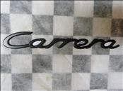 1987 1988 1989 1990 1991 1992 1993 1994 Porsche 911 (22mm) (8.5 ") Rear Decklid Emblem ''Carrera'' Satin Black 9115590370070C OEM