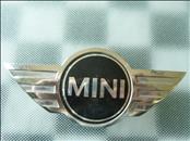 Mini Cooper Front Hood Emblem Badge Nameplate "MINI" 51142754972 OEM A1