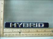 Lexus CT200h "HYBRID" Rear Emblem Nameplate 75473-76010 OEM A1