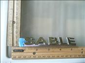 Mercury Sable Trunk Lid Emblem Badge Nameplate YF4Z-16098-DA OEM A1