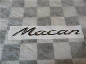 Porsche Macan Liftgate Tailgate Hatch Emblem Badge Nameplate 95B853675 OEM A1