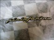 Maserati GranTurismo Quattroporte "Pininfarina" Emblem Nameplate 67729600 OEM A1