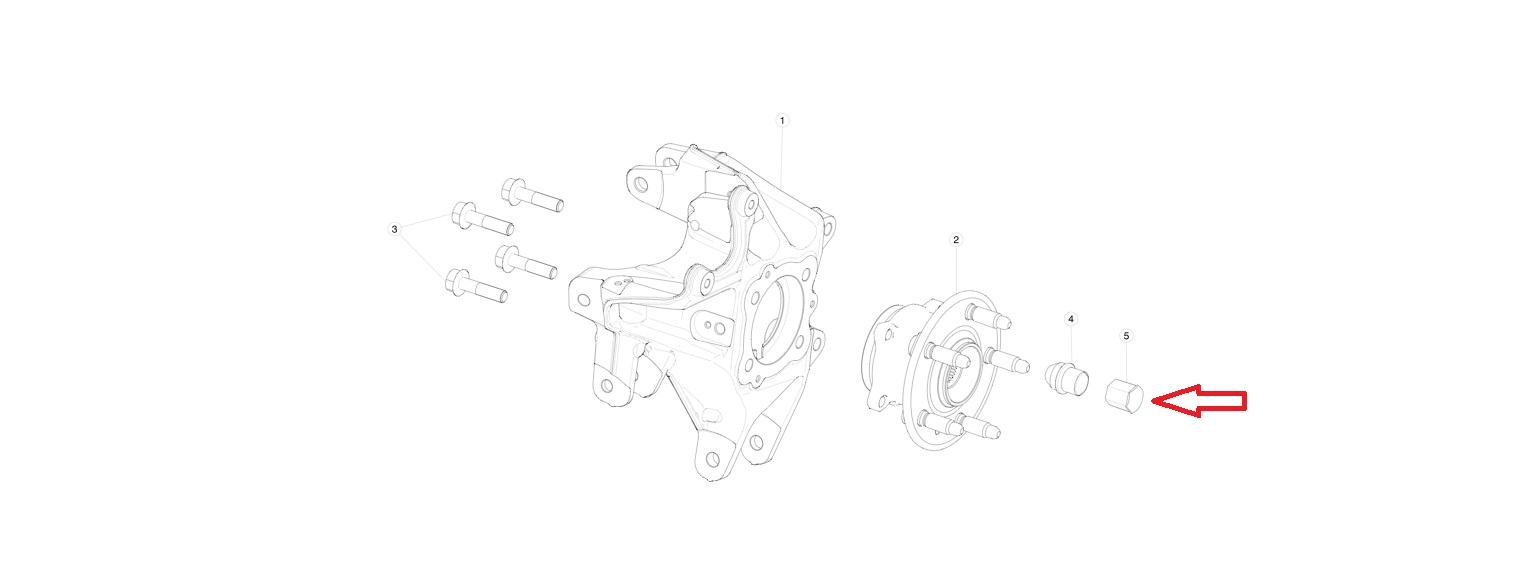 Tesla Model X Lug Nut Cap, Tall Chrome (Total of 5) 102701002A OEM