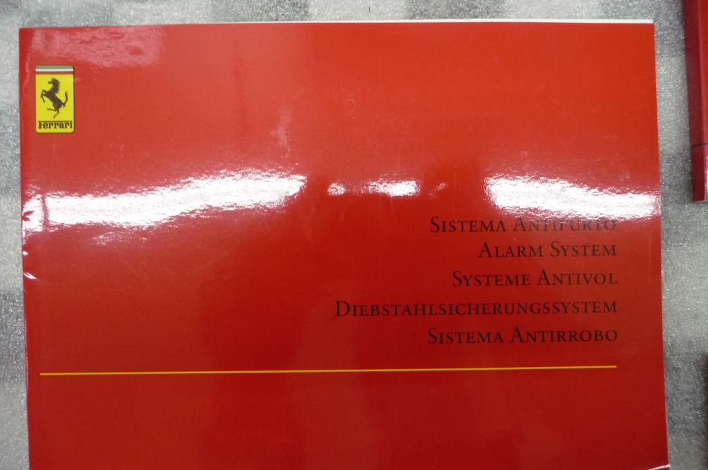 2002 Ferrari F360 360 Modena Owners Manual / Book / Leather Pouch Case