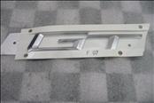 2010 2011 2012 2013 2014 2015 2016 BMW F07 535i 550i GT Rear Trunk Lid Liftgate Tailgate Hatch Emblem Badge Nameplate Logo Sign 51147239730 OEM OE