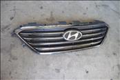 2015 2016 2017 Hyundai Sonata Front Bumper Upper Grille Grill Chrome 86350-C2100 OEM OE