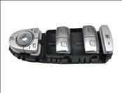 2016 2017 Mercedes Benz GLC300 GLC43 AMG Front Left Driver Door Window Switch Block, Black A2059056811 9051 OEM OE