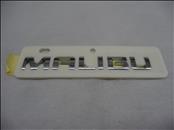 2008 2009 2010 2011 2012 2013 2014 2015 Chevrolet Malibu Rear Trunk Lid Emblem Badge Nameplate 15832264 ; 22842005 OEM OE