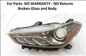 2014 2015 2016 2017 Maserati Ghibli Left Driver Side Headlight Headlamp 670005476, OEM OE