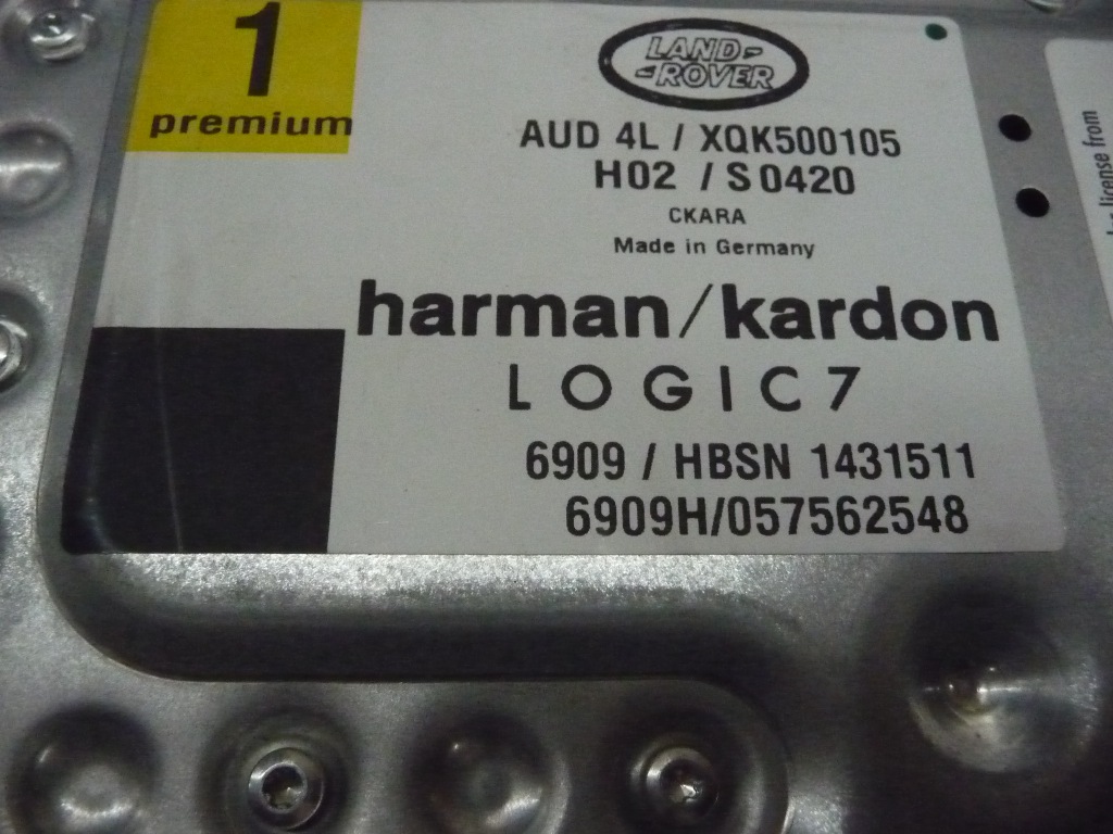 20062009 Land Range Rover Sport Harman Kardon Logic 7