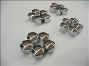 2012 2013 2014 2015 2016 2017 2018 Tesla Model S Lug Nut Cap, Medium, Chrome 1027011-00-A OEM OE