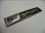 2015 2016 2017 2018 Lexus IS250 IS300 IS350 Trunk Lid "F SPORT" Emblem Badge Nameplate 75443-53270 OEM OE