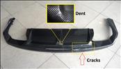 2016 2017 2018 Bentley Bentayga W12 Rear Bumper Lower Spoiler Carbon Fiber 36A071611G OEM