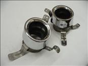 2017 2018 Alfa Romeo Stelvio Exhaust Muffler End Chrome Tip Left-Driver & Right-Passenger Side